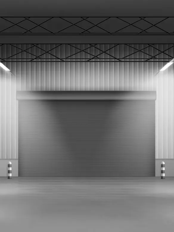 automated commercial garage door warehouse