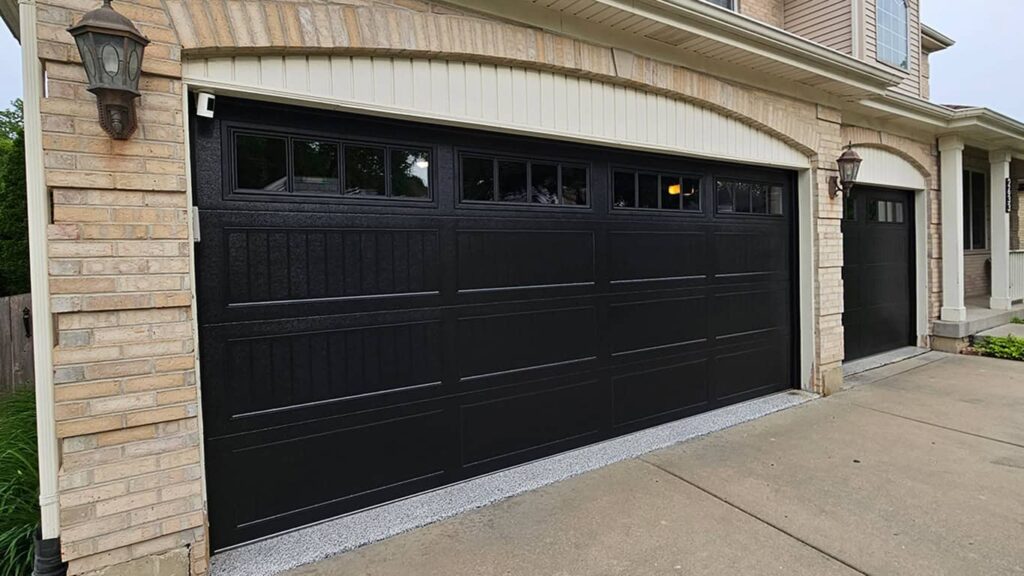 Black doors, installed in Buffalo Grove