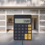A unique calculator for estimating the cost of a new garage door.