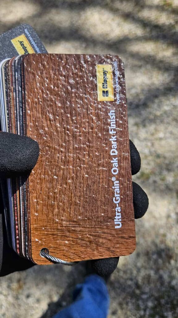 Color samples, catalog, and a wide variety of garage door color options.