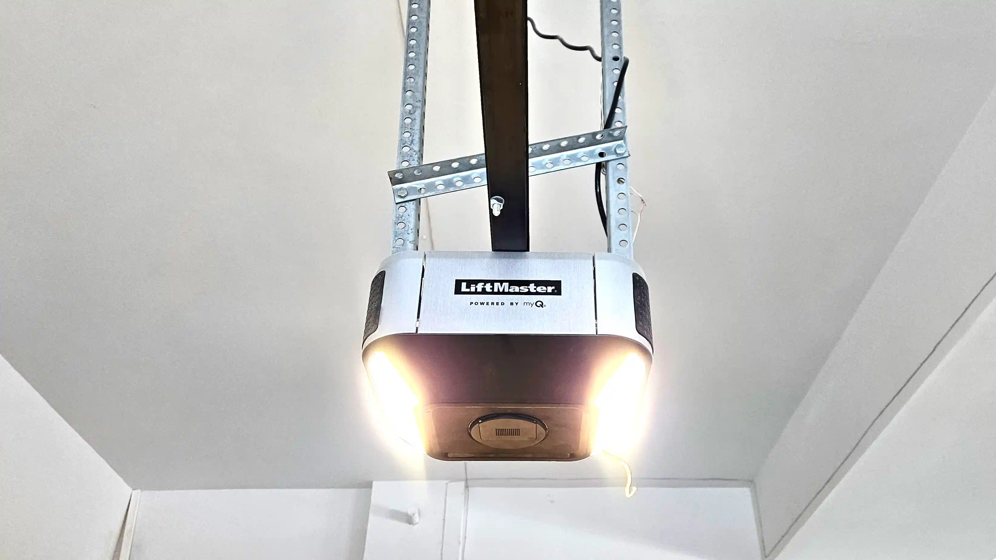 Smart garage door opener Liftmaster.